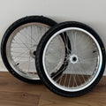 Chrome Surron LBX Supermoto Wheel Set